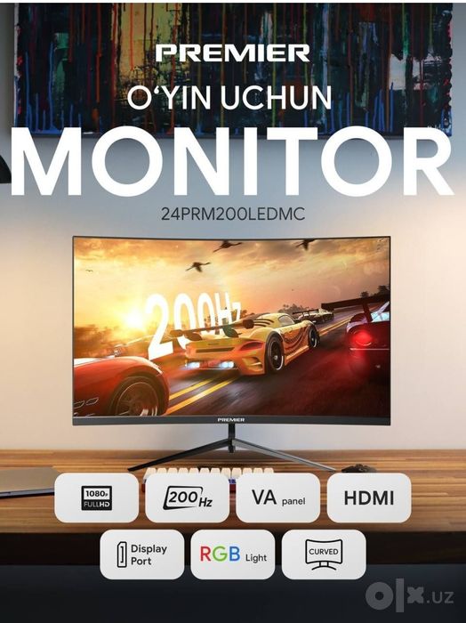 Monitor Premier 24PRM200LEDMC Curved 200 Hz