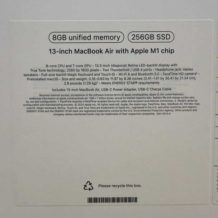 Macbook Air 13" M1 8/256 Rose Gold