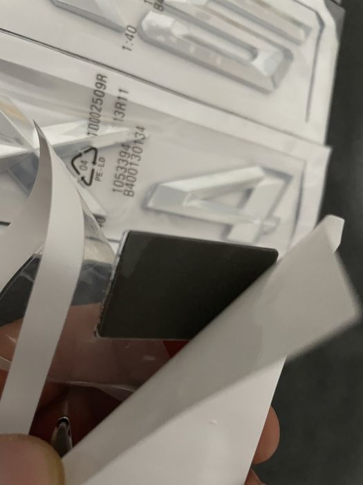 Emblema cifre logo Mode NOU 2014-2022 Bmw X4 X5 X6 Crom