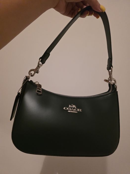Сумка Coach Коач Teri 24 темно-зелёная