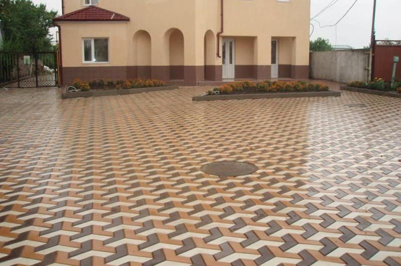 Укладка брусчатки