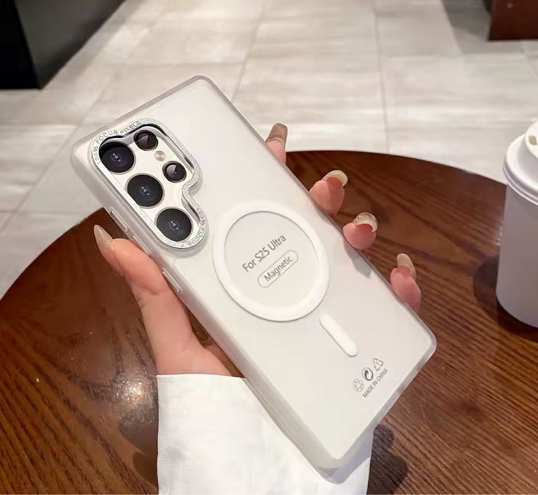 Samsung S24/S25/PLUS/ULTRA - Husa Magsafe Safe Case Spate Mat