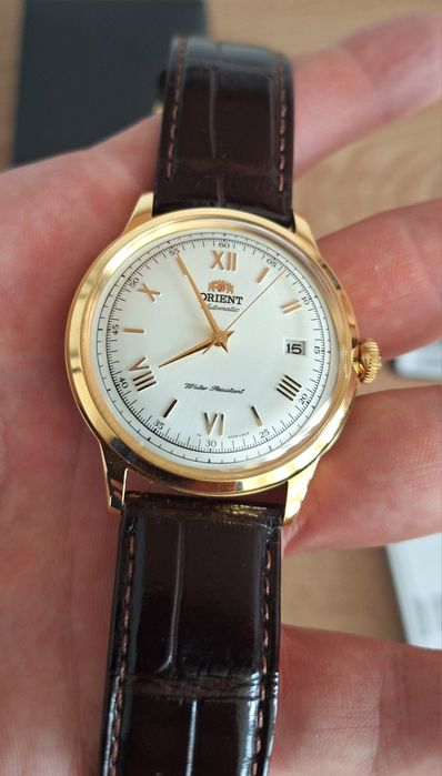Мъжки автоматичен часовник Orient Bambino FAC00007W Roman Dials