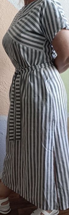 Платье лен летнее