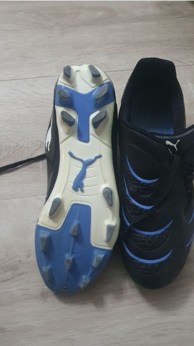 Ghete cu crampoane Puma Powercat 2.10 din piele naturala de vitel