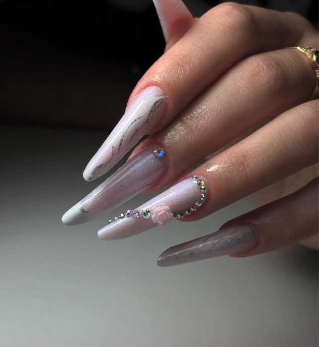 Unghii cu gel / poligel / semi.  La domiciliu