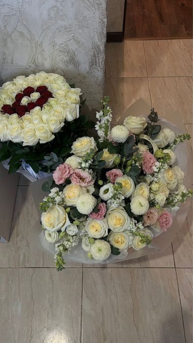 Букеты цветов, свежие