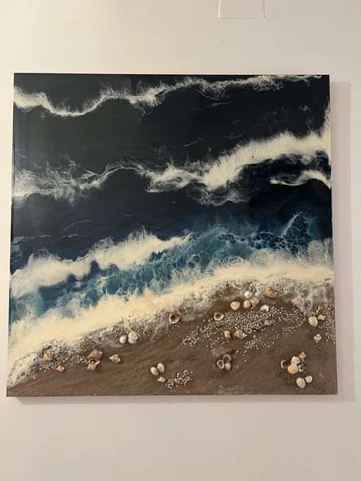 Tablou 80x80 cm rasina epoxy