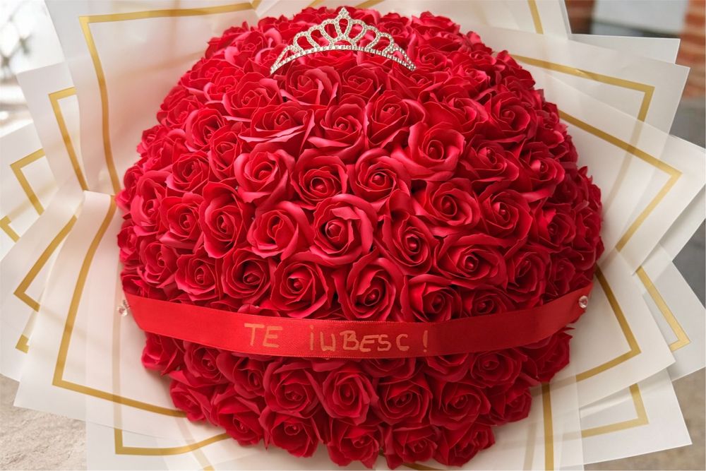 Buchete trandafiri sapun