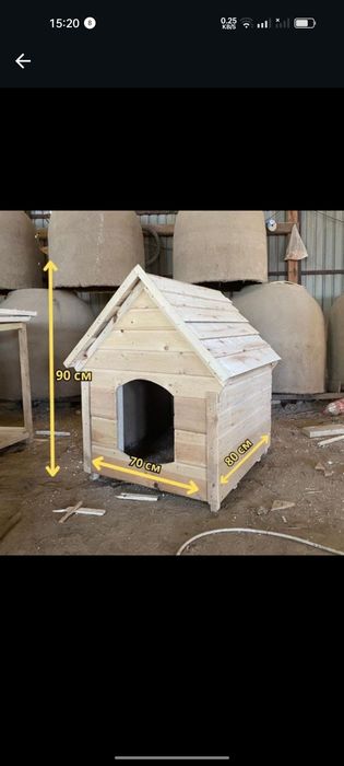 Домик  для собаки, утепленная будка