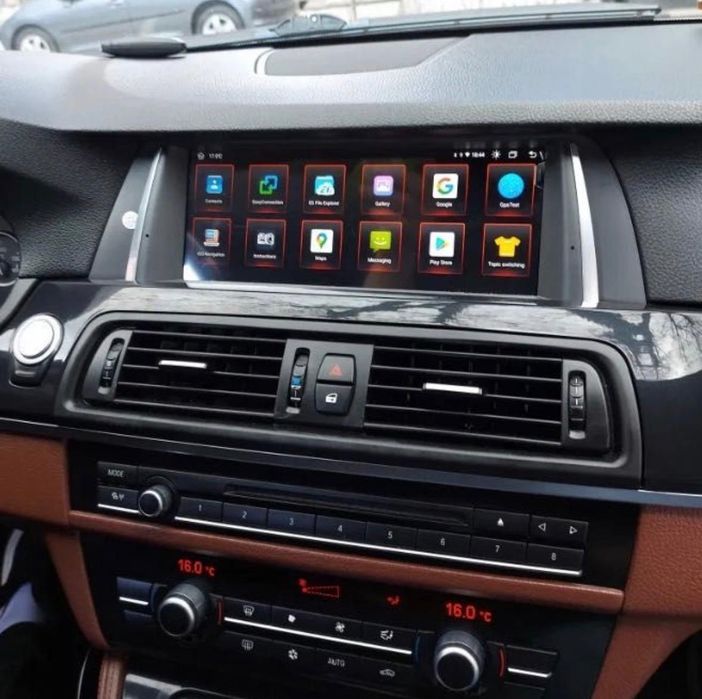 Navigatie Android Carplay BMW F10 F11 seria 5 Waze YouTube