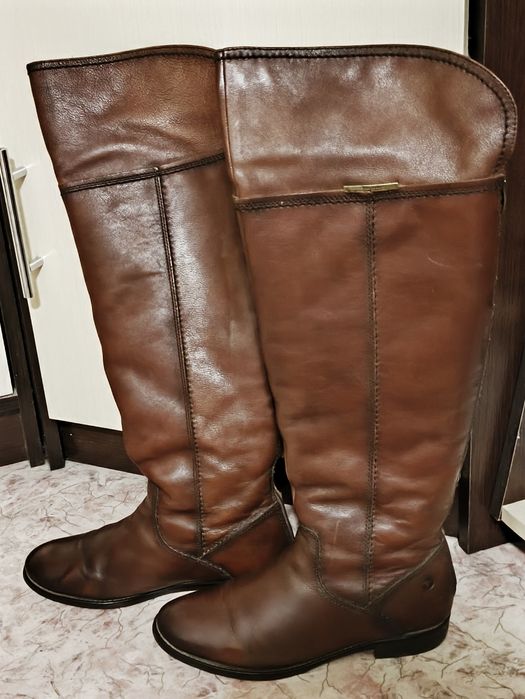 Кожаные ботфорты Tamaris Размер 38