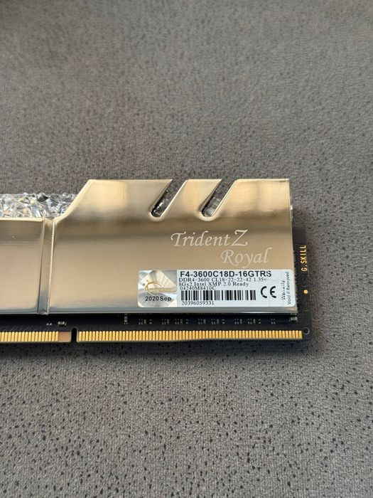 G.SKILL Trident Z Royal RGB 8Gx2 16G 3600Mhz DDR4