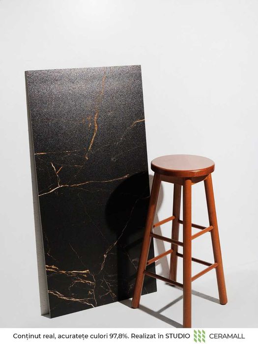 Gresie 8029 60x120 Black Gliter