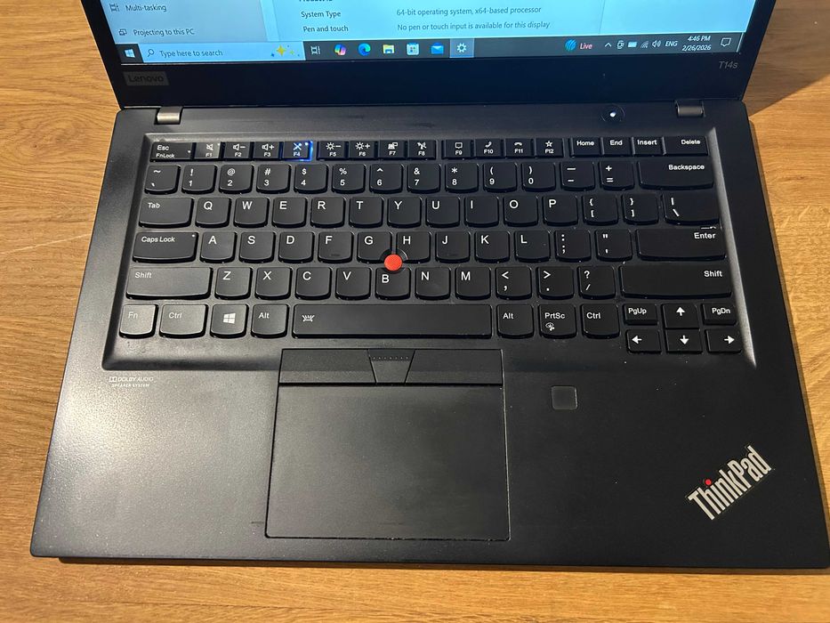 Laptop Ultraportabil Lenovo ThinkPad T14s Gen 1, i5, 8GB RAM, 240 SSD