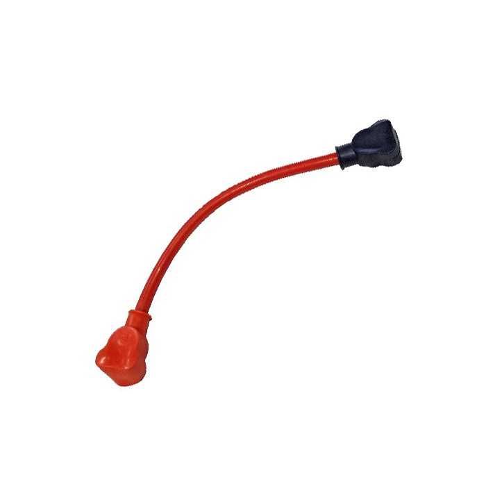 Кабел за акумулатор Automat, Кабел с 2 клеми, Червен