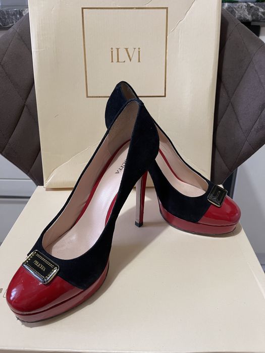 Туфли кожа+замша