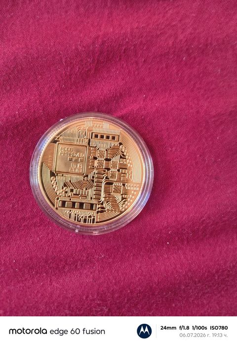 BITCOIN юбилейна монета