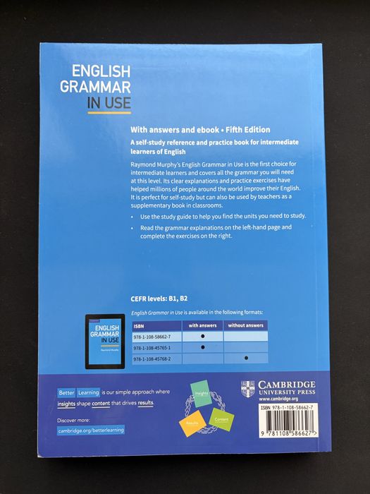Книга english grammar in use