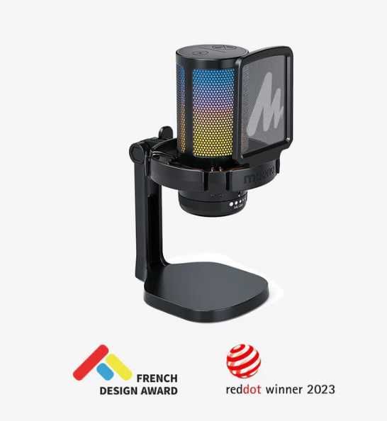 Maono DGM20 GamerWave конденсаторный USB игровой RGB-микрофон