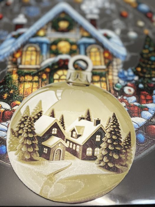 Ornamente brad printate