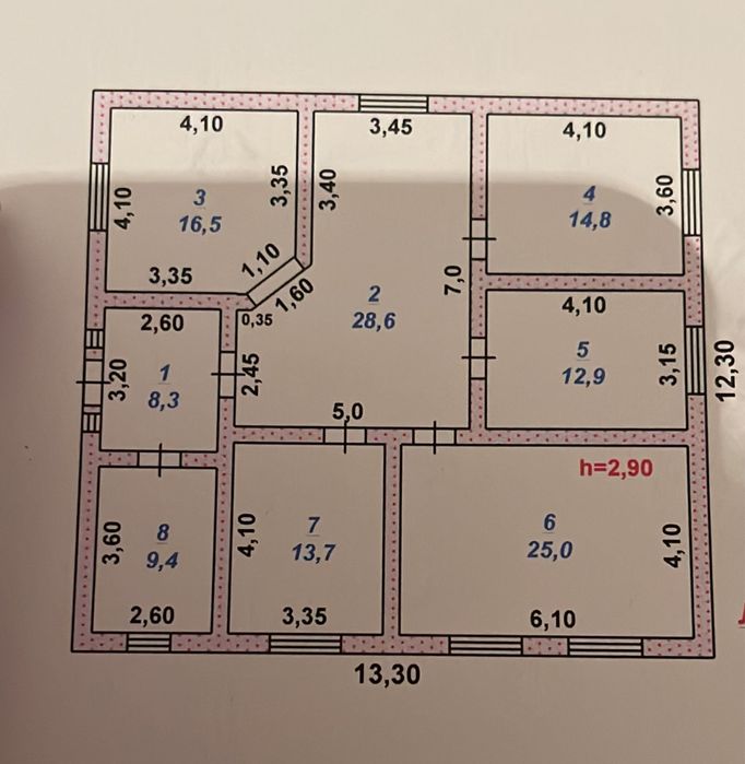 Продам 5-комнатный дом