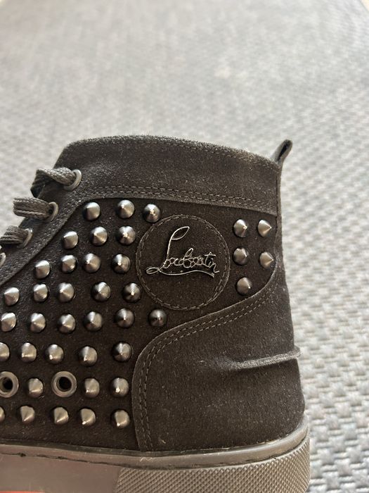 Adidași Christian Louboutin negri cu ținte – mărimea 41