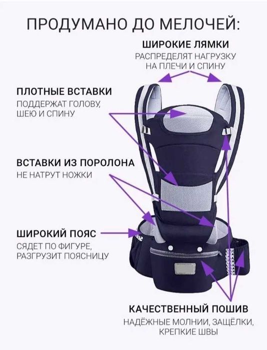 Эргорюкзак!!! кенгуру!!! переноска!!! хипсит!!!