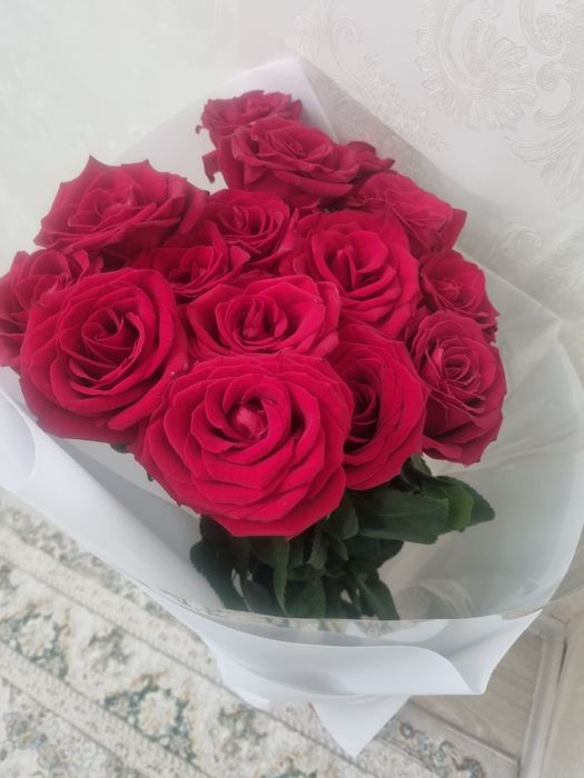 Цветы розы, 15 штук