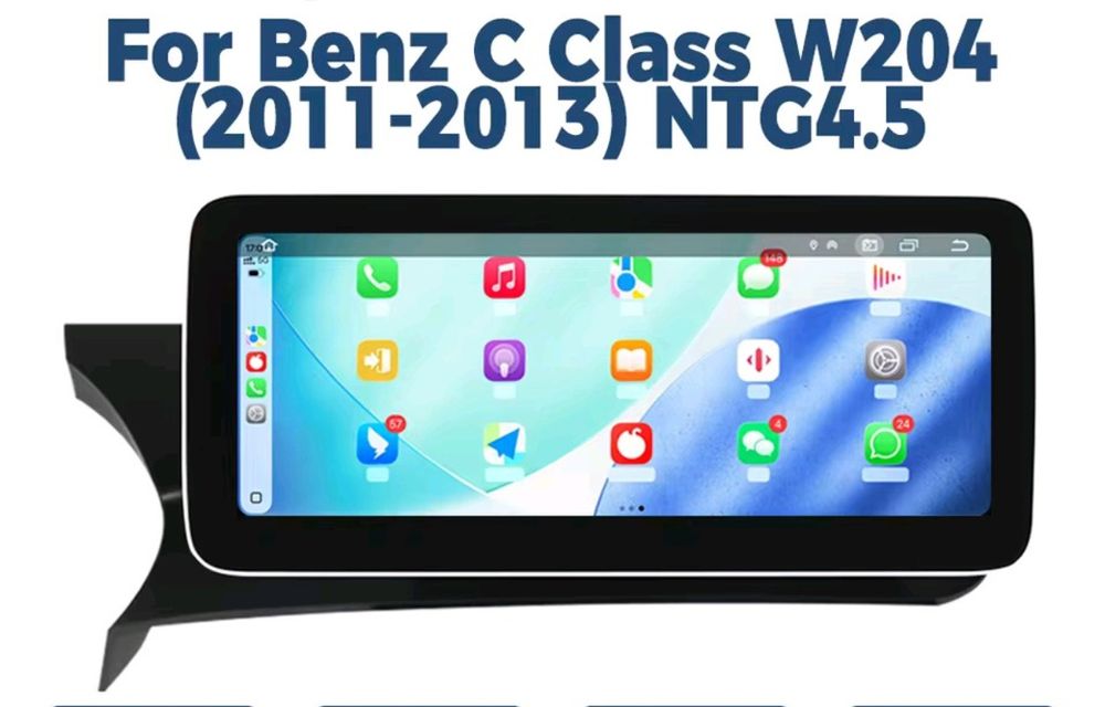 Mercedes W204 мултимедия Android GPS навигация