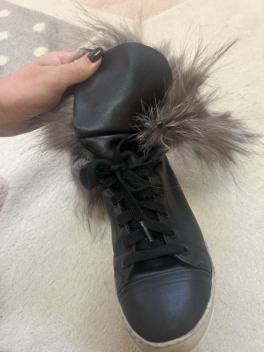 Дамски боти/ботуши от естествена кожа