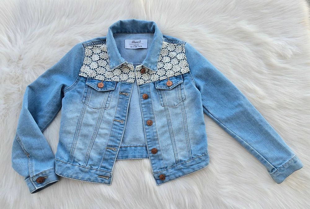 Детско дънково яке 10-11 години