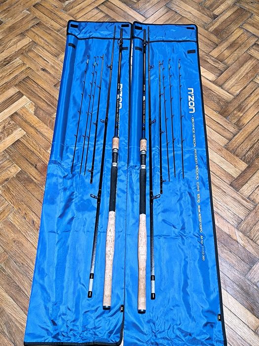 2 lansete Daiwa N'Zon Distance Special Feeder 3.6m, 120gr