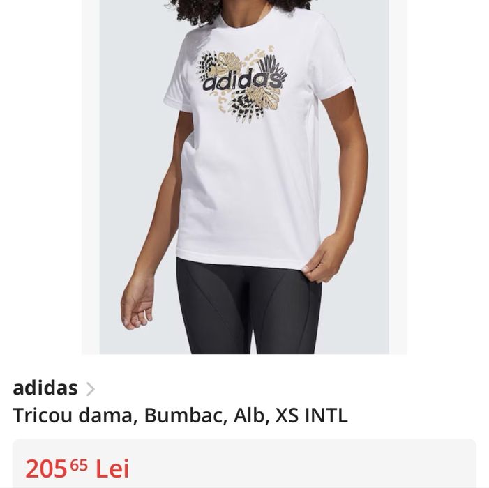 Tricou dama Adidas M