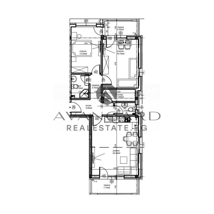 Продава се Тристаен апартамент в Пловдив, Беломорски - 115 кв.м за 575 €/кв.м - Снимка #7