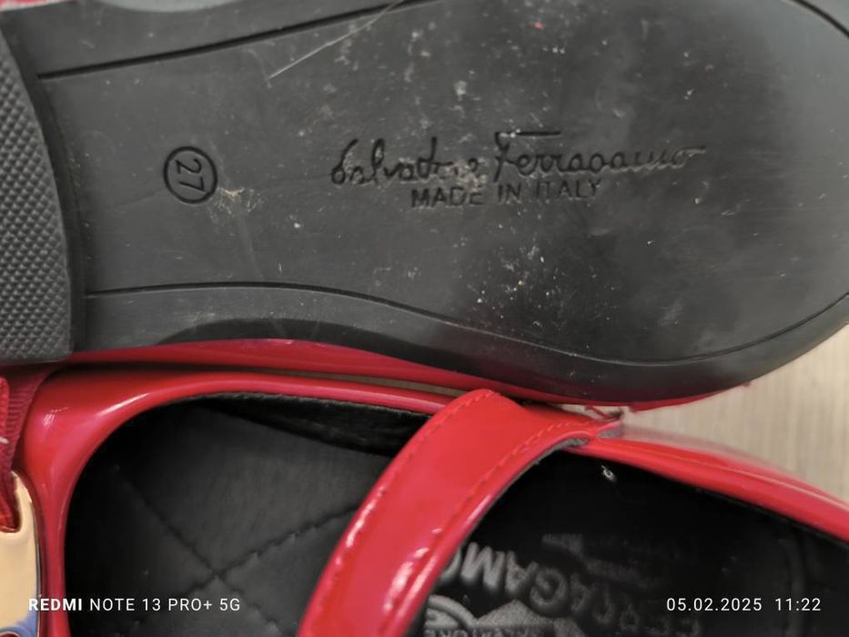 Туфельки salvatore ferragamo р.27