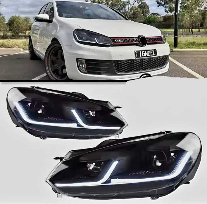 LED фарове за VW Golf 6 (2009–2013) – визия Golf 7, Dynamic facelift