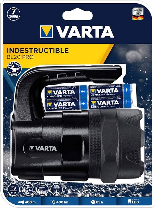 Фенер VARTA Indestructible BL20 PRO