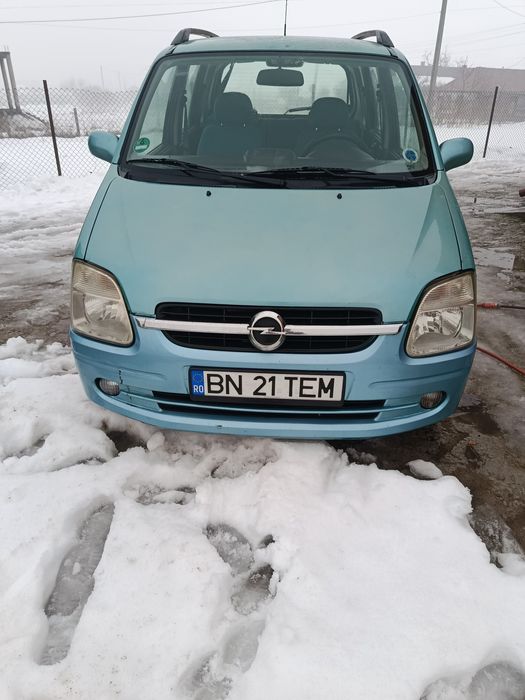 Vând Opel Agila,2003, motor 1,2 benzină verificare ianuarie 2026