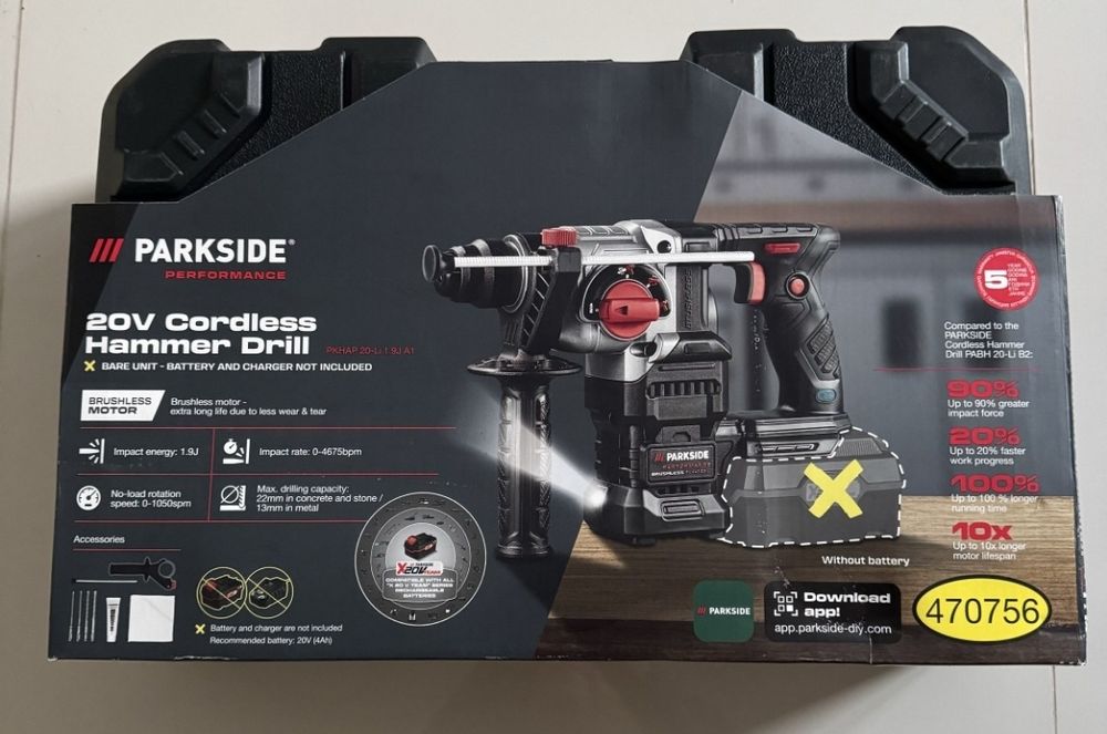 Ciocan Rotopercutor Parkside Black