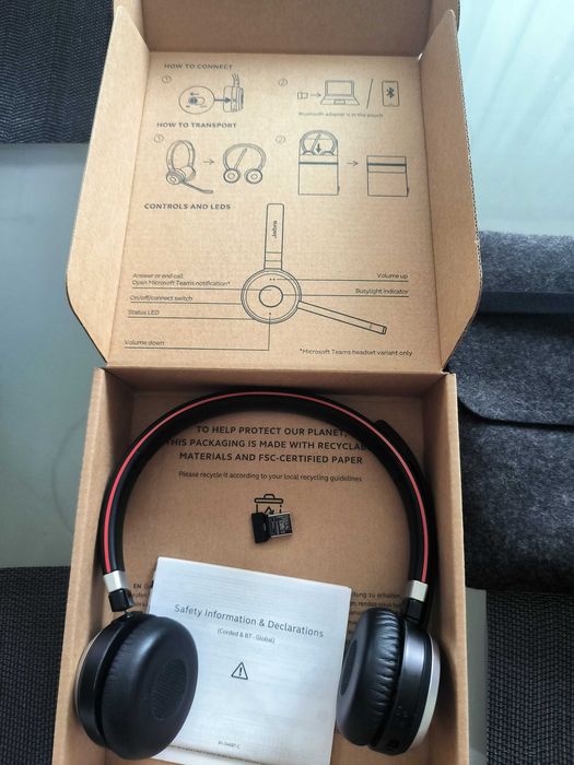 Слушалки Jabra evolve Bluetooth