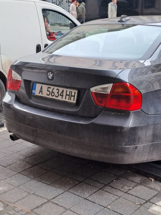 Задна броня,заден капак и стопове комплект Bmw e 90 графит