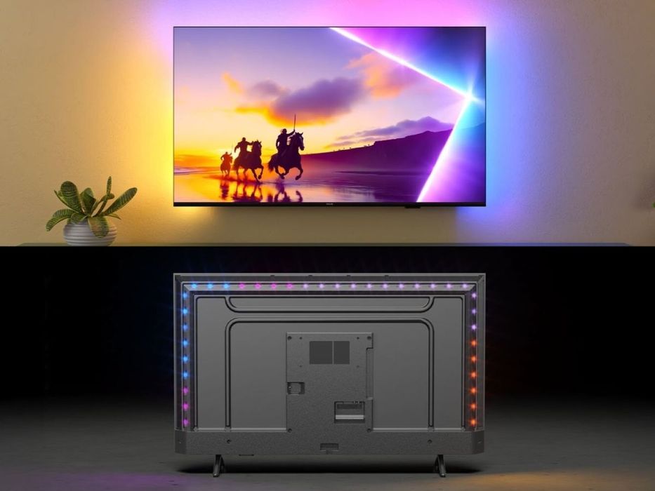 Телевизор с подсветкой 4K QLED Philips