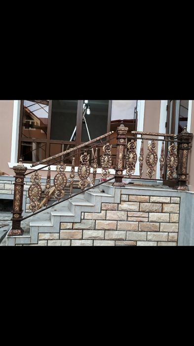 Перилла  ограждение. Рещотки перила в стиле hi-tech.