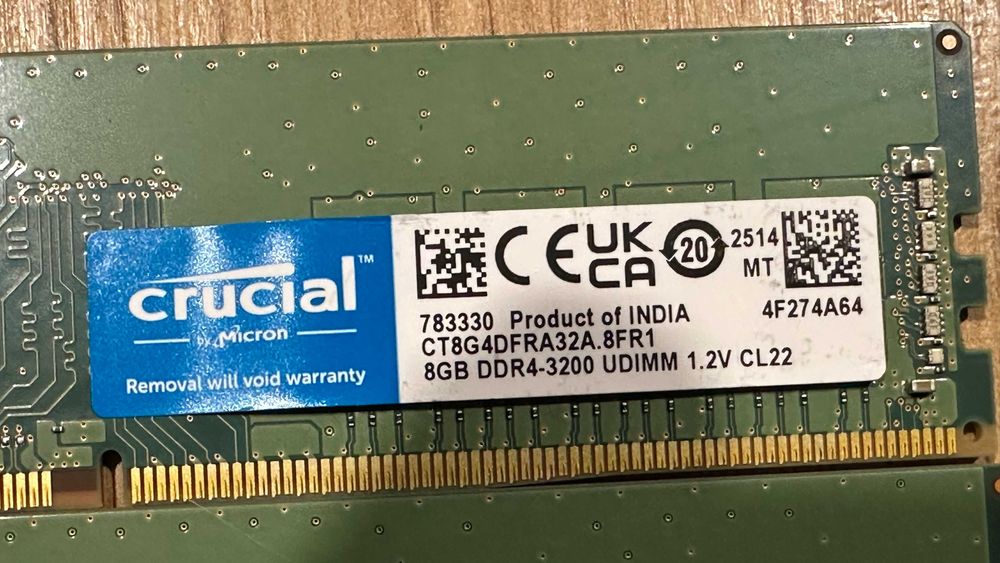 Memorie RAM DDR4 3200MHz pentru PC (UDIMM) – 4x8GB (32GB)