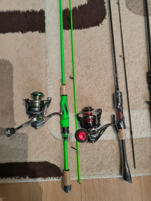 Lansete Mulinete Spinning Baitcasting Pescuit