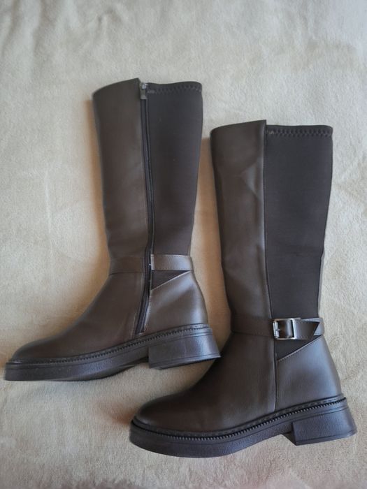 Нови кафяви ботуши 40 размер