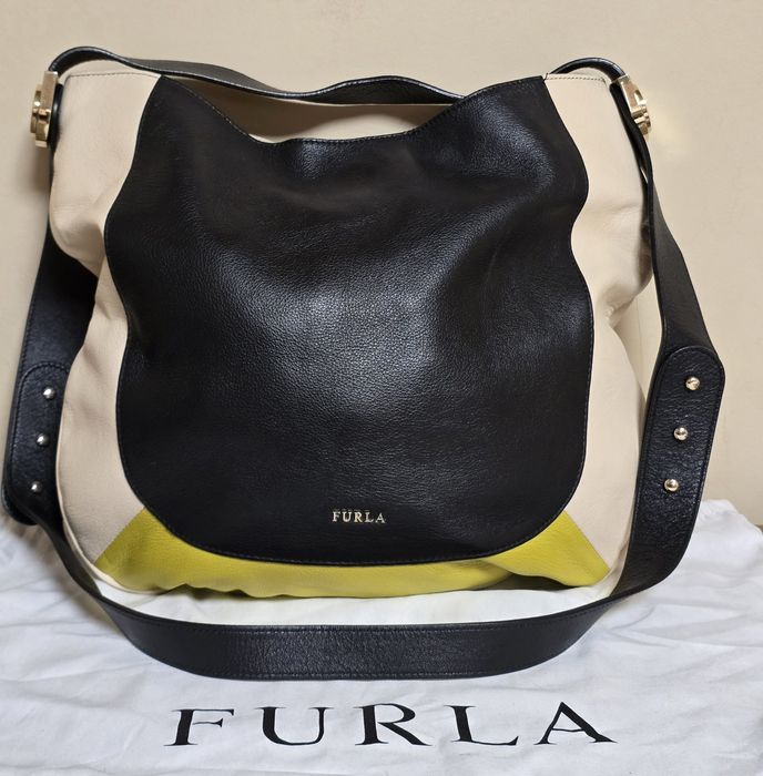 Furla Luna оригинална голяма дамска чанта