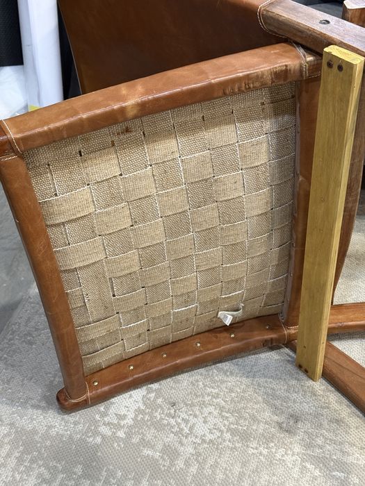Кресло кожаное zara home