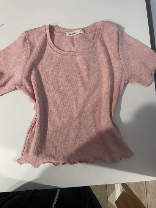 y2k crop top leopard print тениски размери M и S